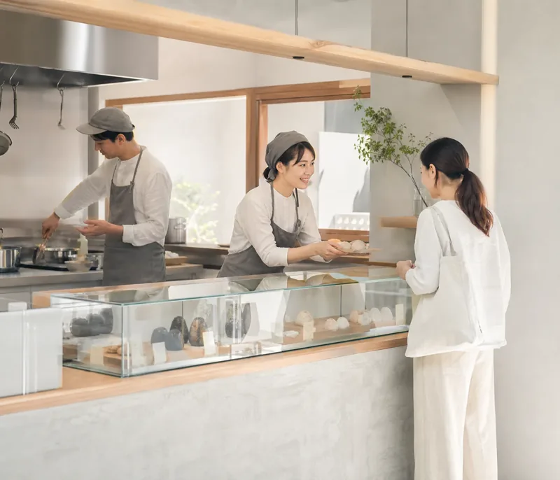 自社事業の商品・店舗イメージ