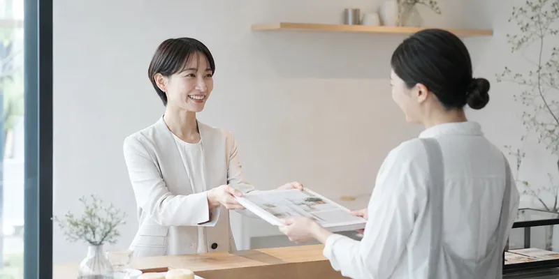 事業やサービスを紹介するイメージ
